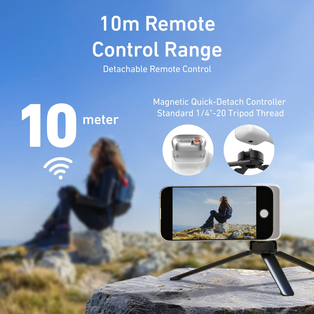 UrStorely : Magnetic Phone Camera Grip & Remote